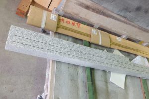 マット加工！水磨き仕上げのレール敷居製作！