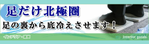 足だけ北極圏