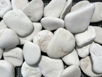 エッグホワイトペブル100-150 エッグホワイトペブル100-150